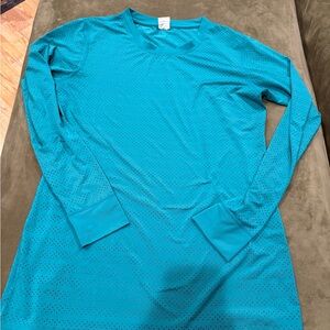 EUC Zyia Active Teal Chill Long T